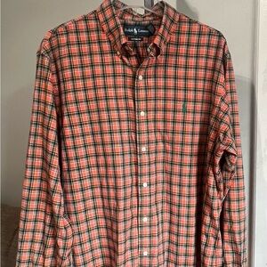 Ralph Lauren Custom Fit XL Button‎ Down Long Sleeved Shirt